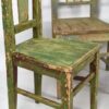 Sillas de comedor de estilo vintage de colores (c.1950). Conjunto de 4 piezas