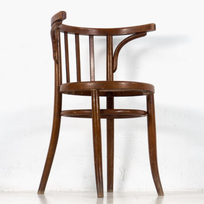 Conjunto de sillas Thonet con reposabrazos antiguas (c.1900). Conjunto de 4 piezas