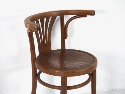 Conjunto de sillas Thonet con reposabrazos antiguas (c.1900). Conjunto de 4 piezas #5