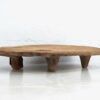 Mesita baja antigua de madera maciza (c.1900) #6