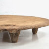 Mesita baja antigua de madera maciza (c.1900) #6