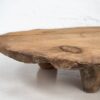 Mesita baja antigua de madera maciza (c.1900) #6