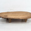 Mesita baja antigua de madera maciza (c.1900) #6