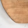 Mesita baja de salón antigua de madera maciza (c.1900) #8