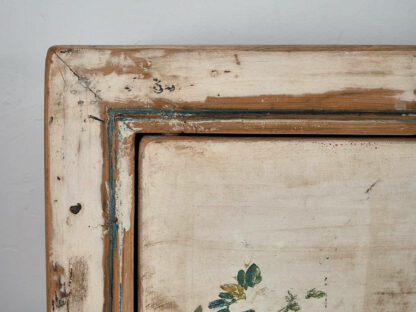 Aparador blanco antiguo de madera maciza (c.1920)