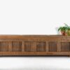 Mueble TV antiguo de madera de pino (c.1920)