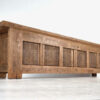 Mueble TV antiguo de madera de pino (c.1920)