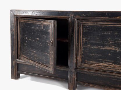 Aparador alto antiguo de madera maciza (c.1920)