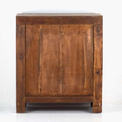 Armario de dos puertas antiguo de madera de pino (c.1920)