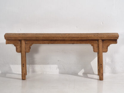 Banqueta antigua de madera (c.1870) #25