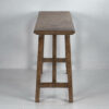 Mesa consola antigua para recibidor de madera maciza (c.1920)