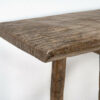 Mesa consola antigua para recibidor de madera maciza (c.1920)