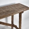 Mesa consola antigua para recibidor de madera maciza (c.1920)