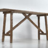 Mesa consola antigua para recibidor de madera maciza (c.1920)