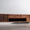 Mueble TV antiguo de color rojo (c.1920)