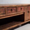 Mueble TV antiguo de color rojo (c.1920)