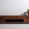 Mueble TV antiguo de color rojo (c.1920)