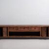 Mueble TV antiguo de color rojo (c.1920)