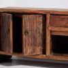Mueble TV antiguo de color rojo (c.1920)