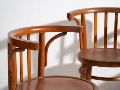 Sillas Thonet con reposabrazos (c.1900). Conjunto de 4 piezas #17