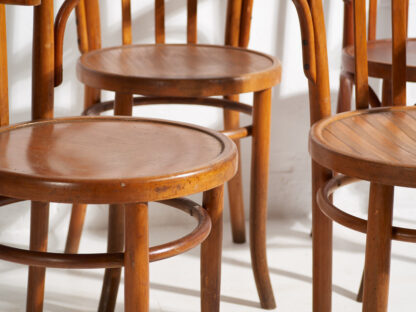 Sillas Thonet con reposabrazos (c.1900). Conjunto de 4 piezas #17