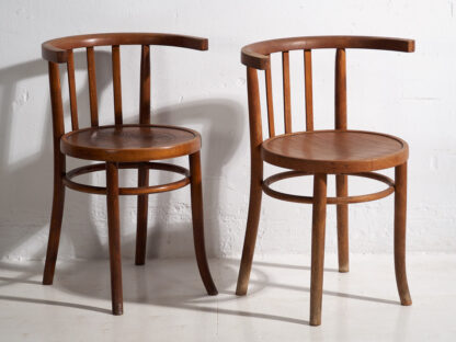 Thonet antique chairs with armrests (c.1900).
Set of 4 pieces #16