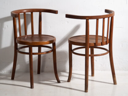 Thonet antique chairs with armrests (c.1900).
Set of 4 pieces #16