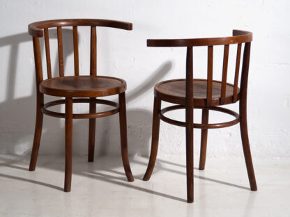 Thonet antique chairs with armrests (c.1900).
Set of 4 pieces #16