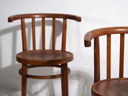 Thonet antique chairs with armrests (c.1900).
Set of 4 pieces #16