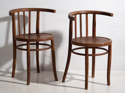 Anciennes chaises de salle à manger Thonet (c.1900).
Ensemble de 6 pièces #15