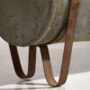 Antique galvanized steel metal bathtub (c.1920) #88