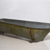 Antique galvanized steel metal bathtub (c.1920) #88