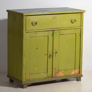 Antique green antique chest of drawers (c.1920) #5