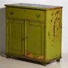 Antigua cómoda cajonera de color verde (c.1920) #5