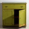 Antigua cómoda cajonera de color verde (c.1920) #5