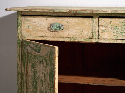 Antique green bedroom dresser (c.1920) #8