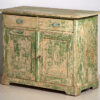 Antigua cómoda para dormitorio de tonos color verde (c.1920) #8