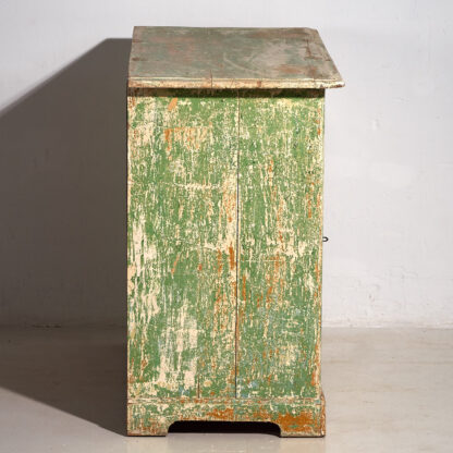 Ancienne commode de chambre à coucher dans les tons de vert (c.1920) #8