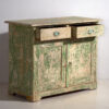 Antigua cómoda para dormitorio de tonos color verde (c.1920) #8
