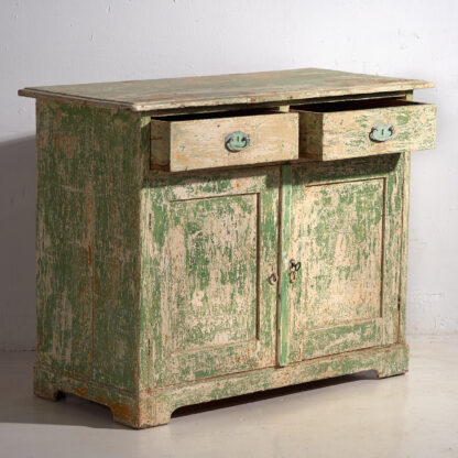 Antique green bedroom dresser (c.1920) #8