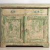 Antigua cómoda para dormitorio de tonos color verde (c.1920) #8
