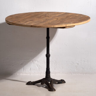 Ancienne table ronde d'extérieur (c.1920) #3