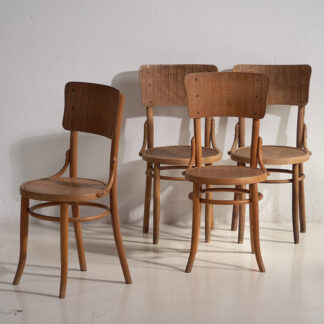 Antiguas sillas Thonet (c.1900). Conjunto de 4 piezas #28