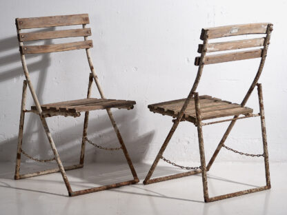 Anciennes chaises de jardin (c.1920).
Ensemble de 4 pièces #31