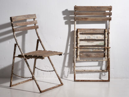 Anciennes chaises de jardin (c.1920).
Ensemble de 4 pièces #31