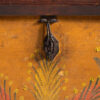 Antique orange trunk with drawings of little girls (c. 1920) #77