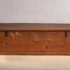 Antique orange trunk with drawings of little girls (c. 1920) #77