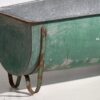 Mint green antique outdoor bathtub (c.1920) #86