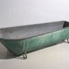 Mint green antique outdoor bathtub (c.1920) #86