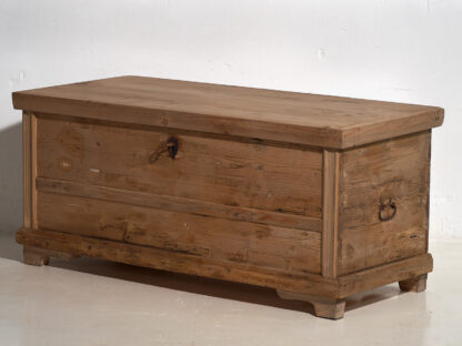 Large antique wooden trunk (c.1920) #70